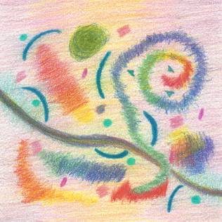 Festive Days Under the Sun, colored pencil drawing by Darren Olsen at The Draw