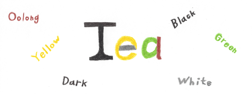 The Types of Tea - Long Version, colored pencil drawing by Darren Olsen at The Draw