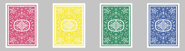 Star Back Playing Cards Set, products at The Draw on Zazzle