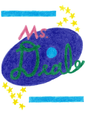 Ms. Deal, colored pencil drawing by Darren Olsen at The Draw