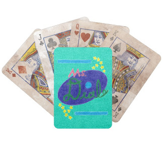 Ms. Deal Soda Branded Bicycle Cards, product at The Draw on Zazzle