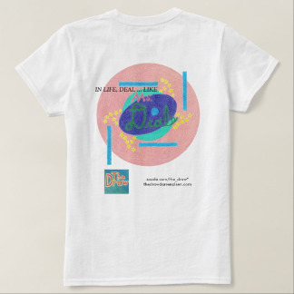 Ms. Deal Soda Branded Shirt, reverse side, product at The Draw on Zazzle