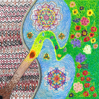 Nowruz, colored pencil drawing by Darren Olsen at The Draw