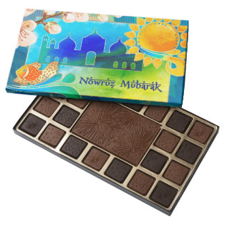 Nowruz Mubarak. Persian New Year Gift Chocolates, product at MAIRIN STUDIO on Zazzle