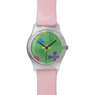 Flowers on Grassy Hills May28th Watch, product at The Draw on Zazzle