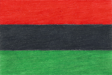 Bandera v1, colored pencil drawing by Darren Olsen at The Draw