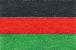 Bandera v2, colored pencil drawing by Darren Olsen at The Draw