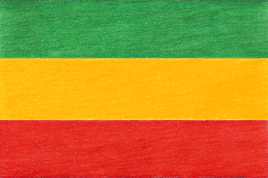 Bandera v3, colored pencil drawing by Darren Olsen at The Draw