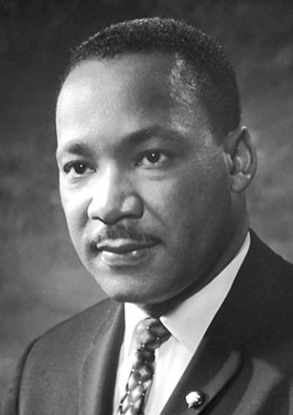 A photo of Martin Luther King Jr.