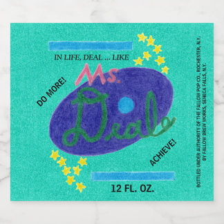 Bottle of Ms. Deal Soda (Bottle Label), product at The Draw on Zazzle