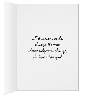 Essence of Autumn Leaves Thinking of You Card, inside right, product at The Draw on Zazzle