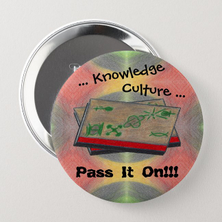Gather 'Round Kwanzaa Creations Pass It On! Button, product at The Draw on Zazzle