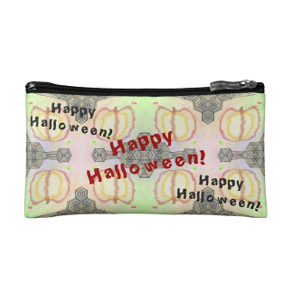 Happy Halloween Playfully Patterned Accessory Bag, product at The Draw on Zazzle