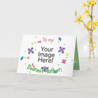 Lots of Flowers Pink and Green Mother's Day Card, product at The Draw on Zazzle