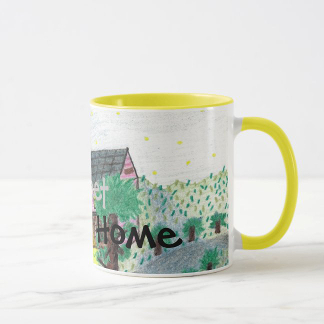 Magical Night Home Sweet Home Mug, right side, product at The Draw on Zazzle