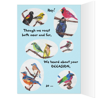 The Gathering Special Occasion Group Card, inside left, product at The Draw on Zazzle