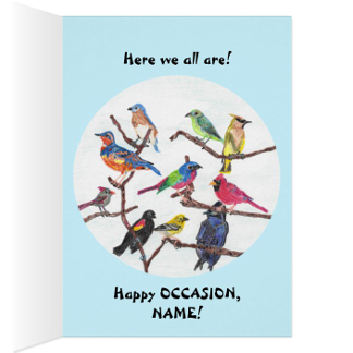 The Gathering Special Occasion Group Card, inside right, product at The Draw on Zazzle