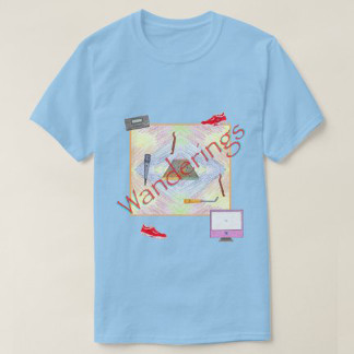 "Wanderings" Branded Shirt, product at The Draw on Zazzle